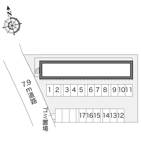 ★手数料０円★湖西市境宿　月極駐車場（LP）